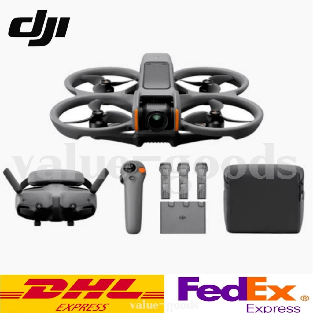 ;SHIPPING TO ISRAEL; DJI AVATA 2 FLY MORE COMBO 3 batteries and charging hub and bag and dji goggles 3 and everything in the picture and some extra accessories